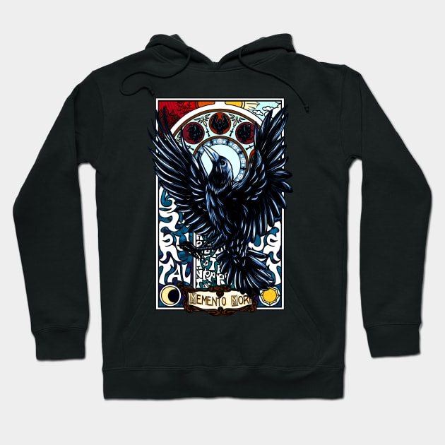 Raven of death Hoodie by BrutalHatter